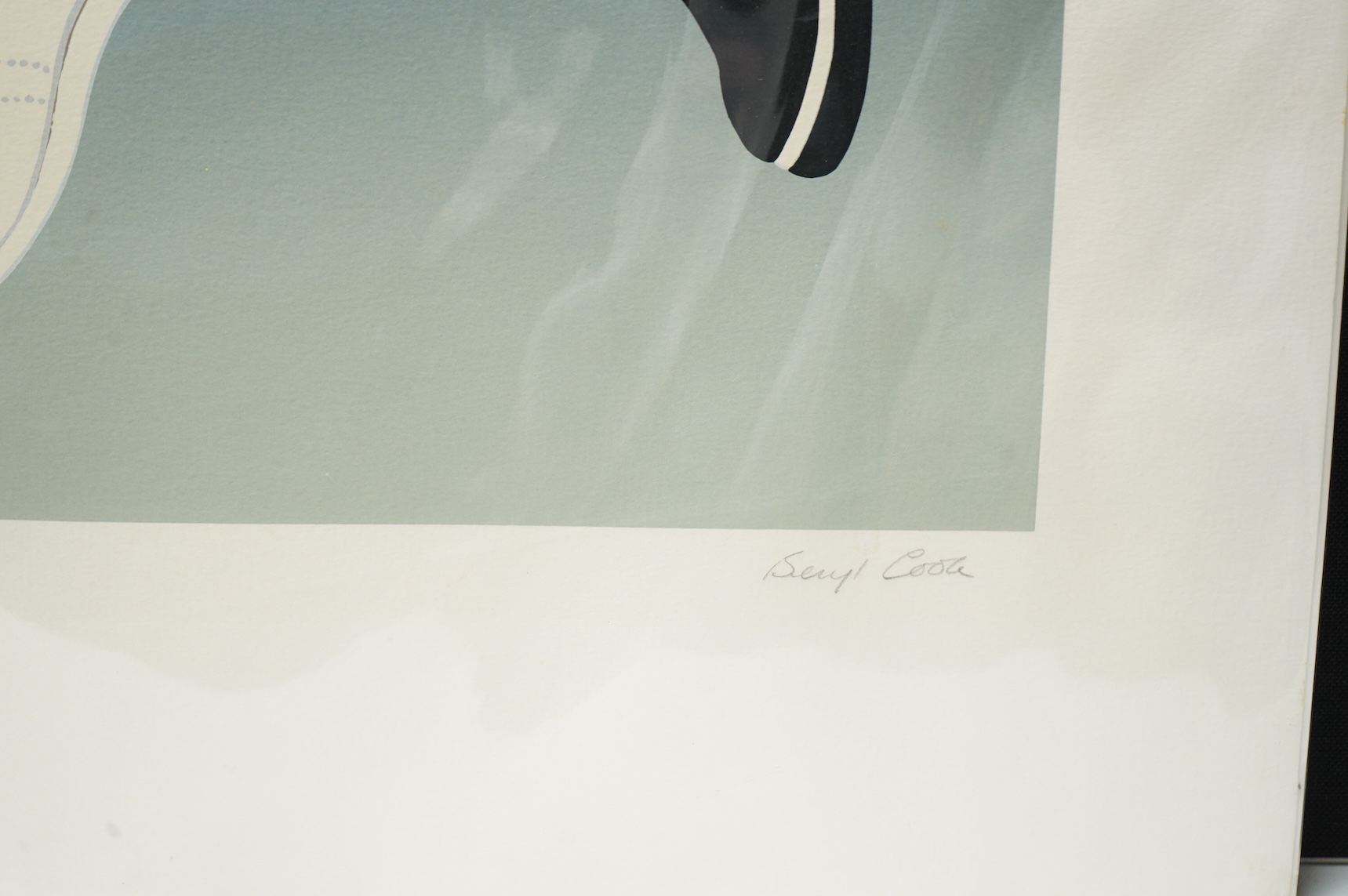 Beryl Cook (1926-2008), 'Women Running', signed in pencil, limited edition 236/275, silk screen print, unframed, 94 x 73cm